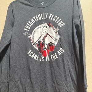 Disney Gray Nightmare Before Christmas Shirt